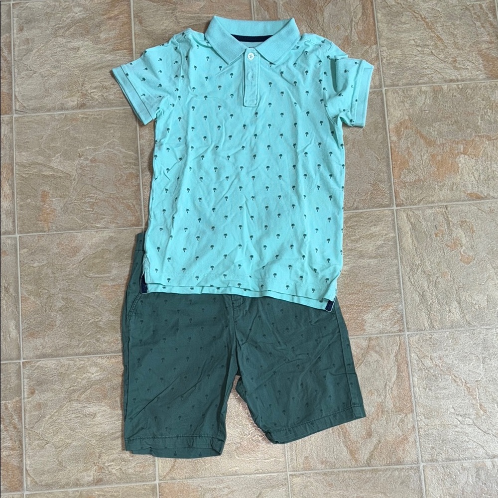 Kids Aqua Polo Shirt